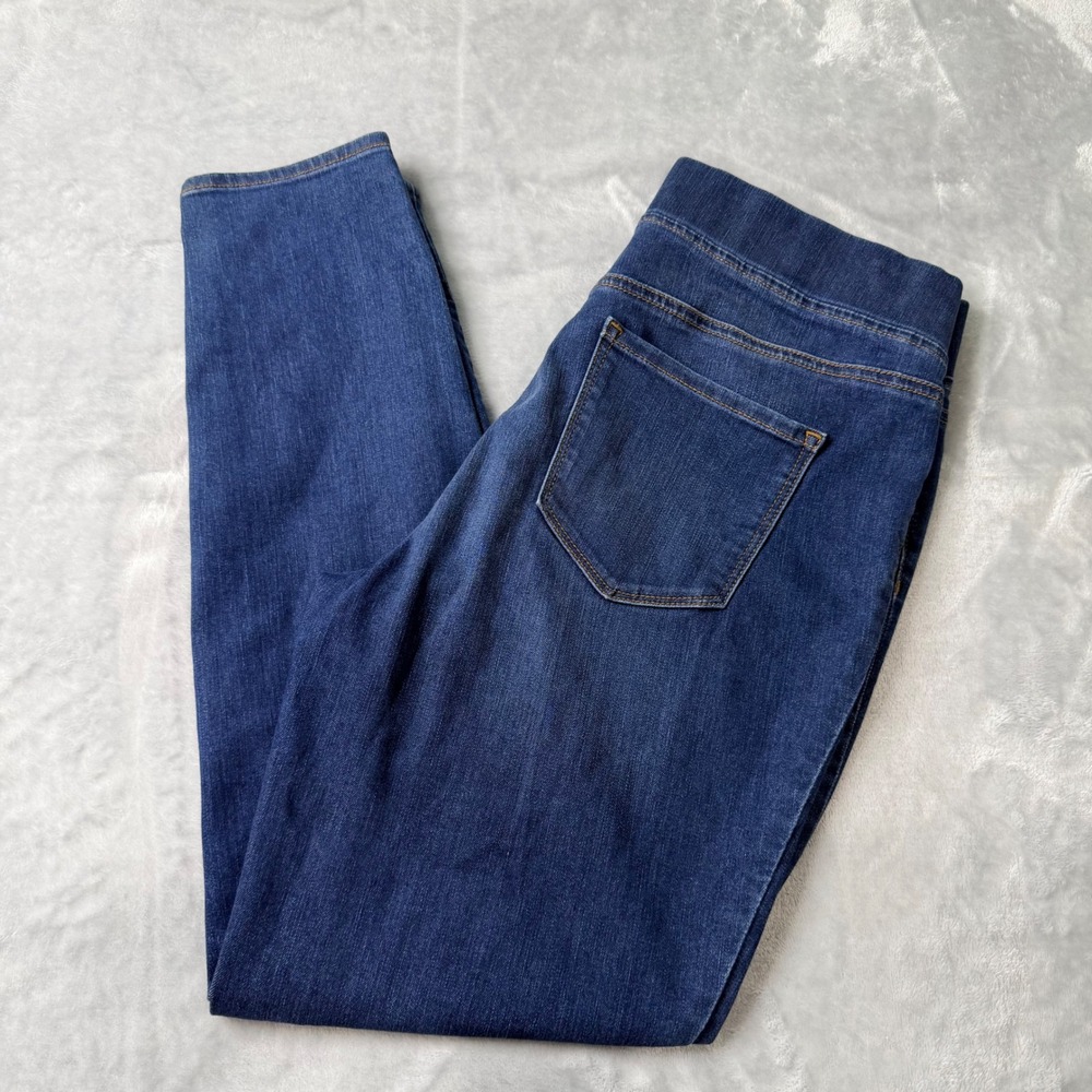 Talbots Flawless Pull-On Jegging Womens 10 x 29" Blue Denim Dark Wash Stretch - Picture 1 of 14
